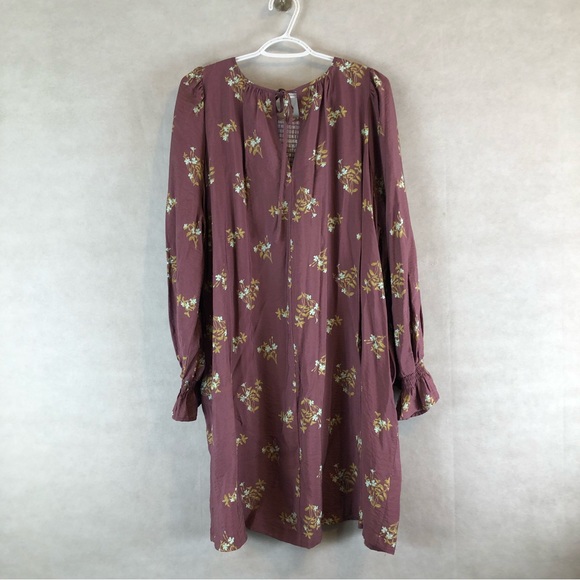 a new day Mauve Floral Long Sleeve Dress - Picture 5 of 11